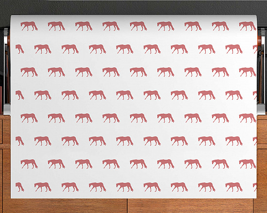 2'x5'  ROLL - LOPING HORSE WRAPPING PAPER