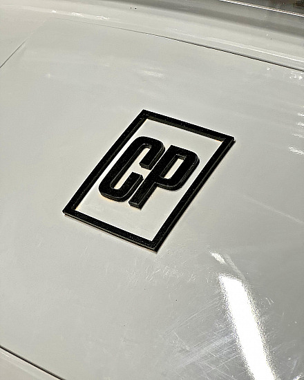 Custom Logo Acrylic Golf Cart Badge